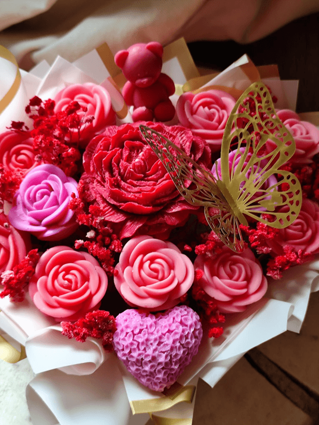 Bouquet de fleurs fondantes 